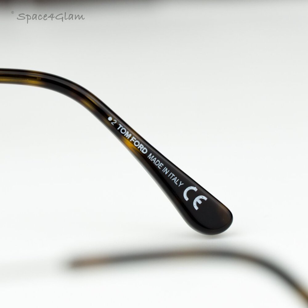 Tom Ford Men Eyeglasses Gunmetal Blue Light Block Round FT5800 008 BRAND NEW - Picture 8 of 10